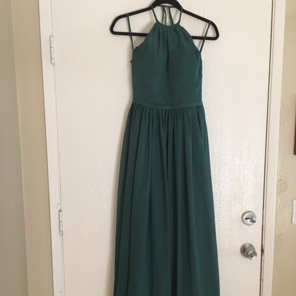 JJ house dark green dress